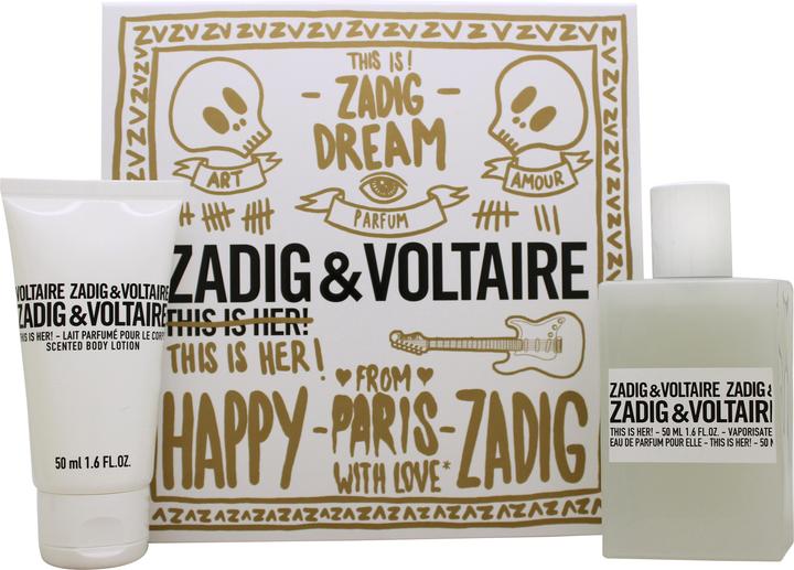 Actual product image Zadig & Voltaire This is Her! Christmas 2023 Eau de Parfum 50 / Body Lotion (Eau de parfum, 100 ml)