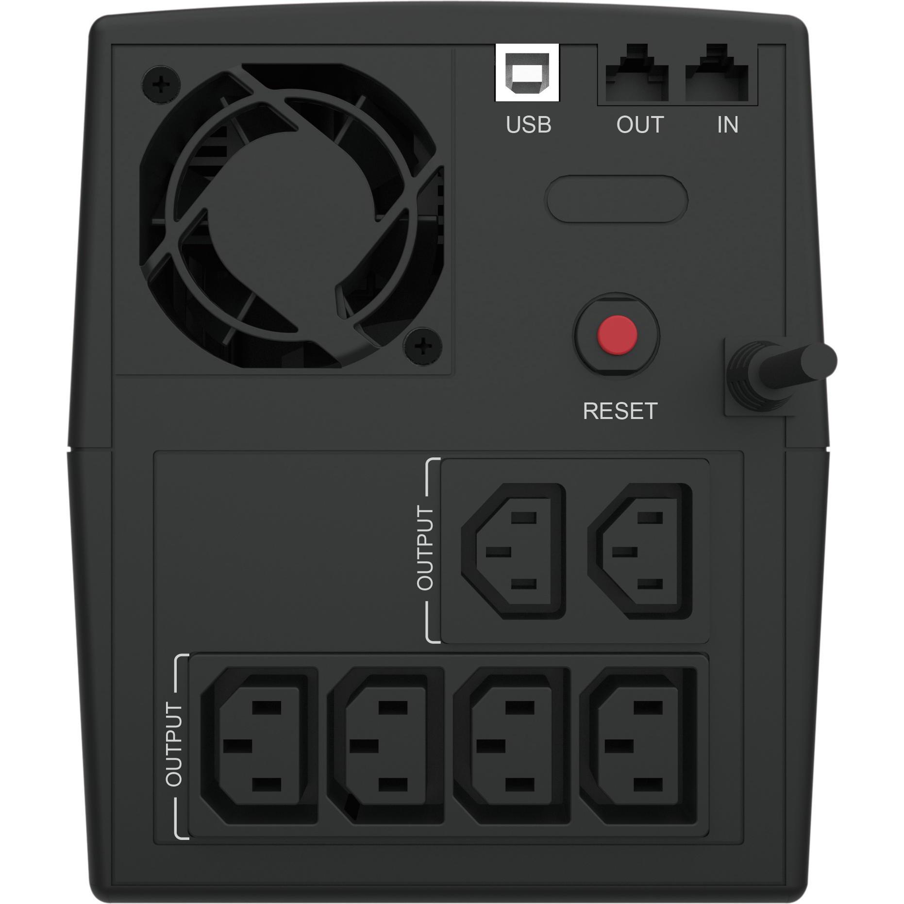 Thumbnail - Conceptronic ZEUS USV 2200VA LED / ZEUS 04E (2200 VA, 1320 W, Line-Interaktiv USV), USV