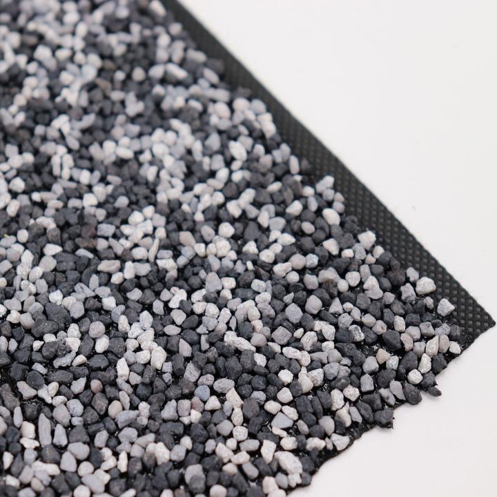 Actual product image Aquagart Steinfolie 2m x 1m breit Für Teichrand Bachlauf Teichfolie Kiesfolie Grau