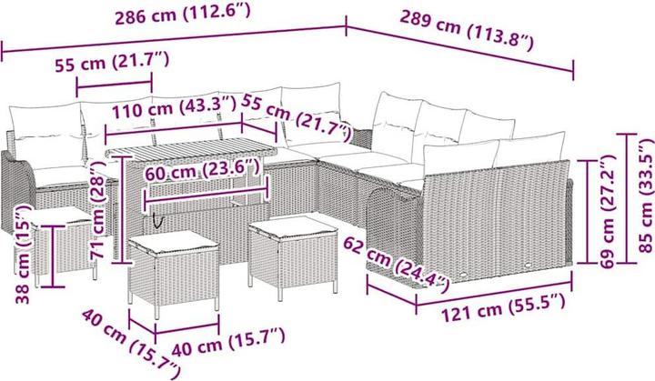 Produktbild vidaXL Zoie