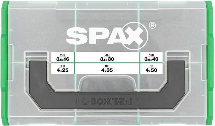 Produktbild Spax Montagekasten L-Boxx Mini Kunststoff T-Star Plus (800 Schrauben pro Stück)