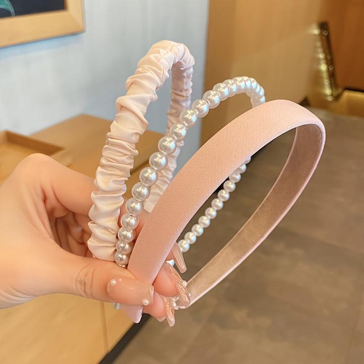 Activity Board 3pcs gemischten Stil Haarband frisch neu, Perle Stirnband