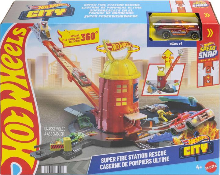 0 Hot Wheels City Super Feuerwehrwache