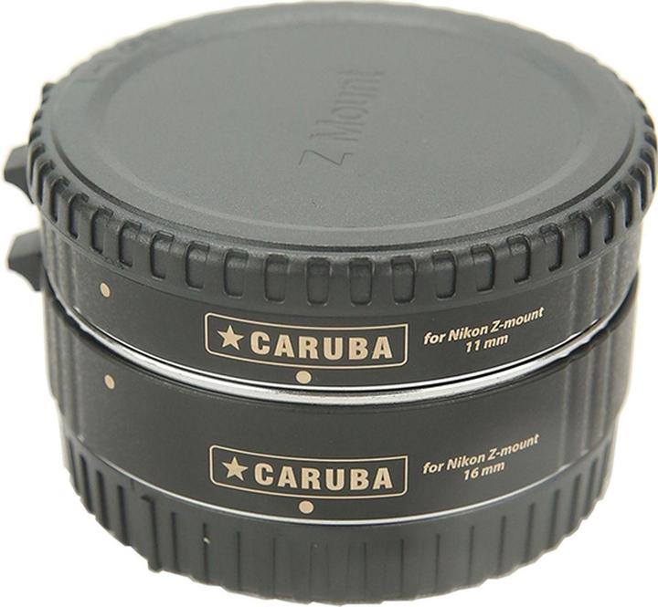 Immagine prodotto Caruba Set di tubi di prolunga Nikon Chrome (Tipo II) con attacco Z (per fotocamere Nikon con attacco Z) (Anello intermedio macro, Nikon Z)