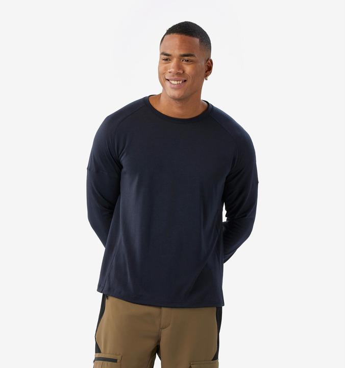 Actual product image Forclaz Langarmshirt Herren - Merino Resist dunkelblau (XXL)