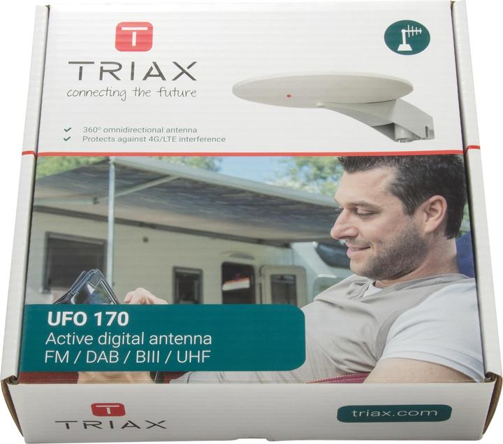 Produktbild Triax UFO 170 - Antenne - Radio - 27 dBi (UHF) (DAB+, UHF, VHF)