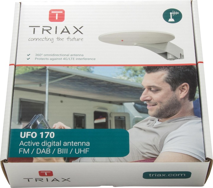 Produktbild Triax UFO 170 - Antenne - Radio - 27 dBi (UHF) (DAB+, VHF, UHF)