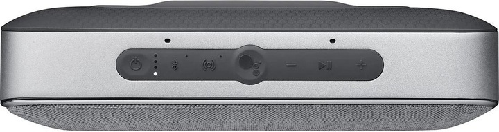 Actual product image Teufel MOTIV GO VOICE Wi-Fi Bluetooth Speaker wireless silver white