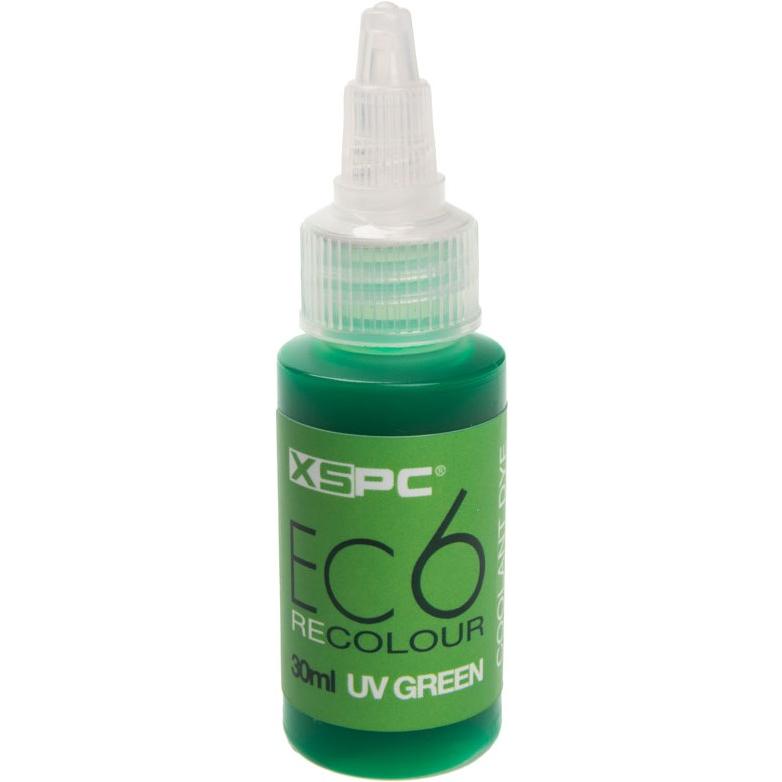 XSPC EC6 ReColour Dye - UV Green (30 ml, Farbzusatz), Wasserkühlung Wasserzusatz, Grün