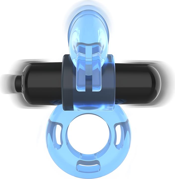 Produktbild Intense Fry Rechargeable And Vibrating Ring Blue (7 cm)