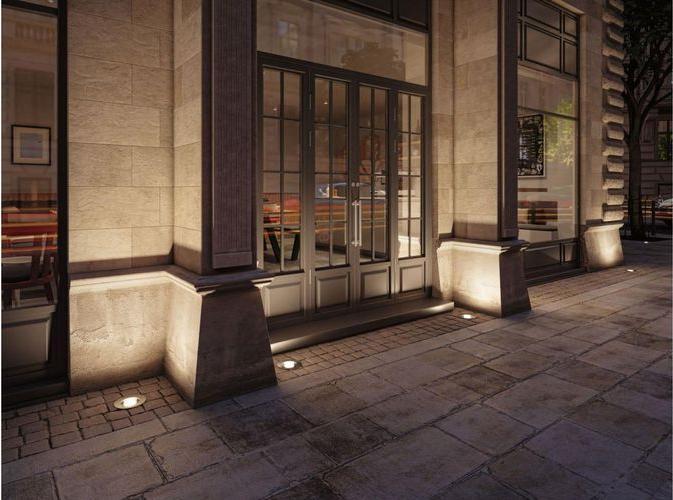 Actual product image Paulmann Outdoor 230V recessed floor luminaire Durea (1300 lm, IP67)