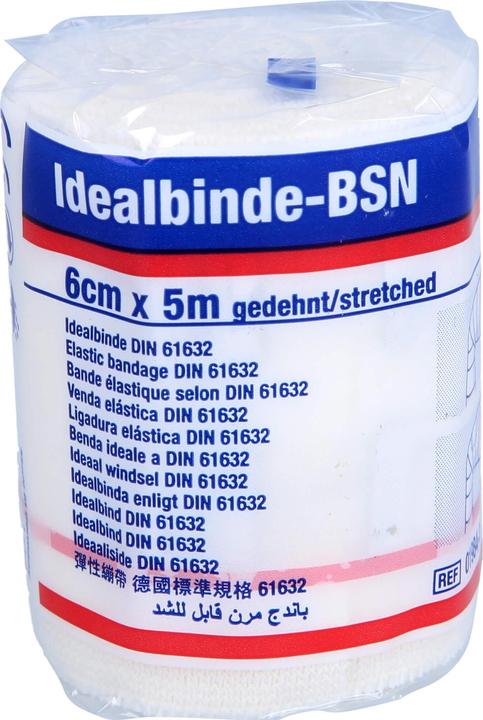 Produktbild BSN Beiersdorf bmp-Idealbinde 6 cm x 5 m gedehnt, 1 St. Binde