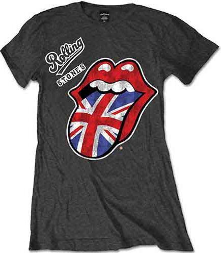 Actual product image The Rolling Stones Vintage British Tongue (Girlie) (L)