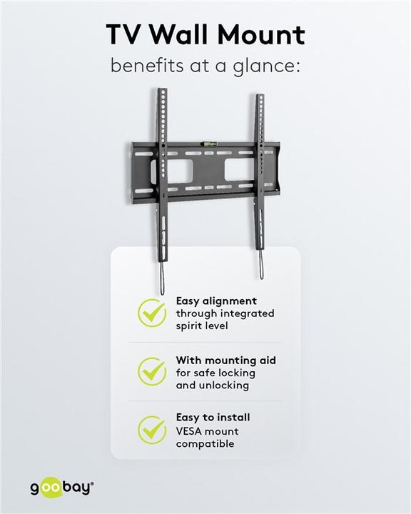 Produktbild Goobay Pro Fixed (Wand, 32", 50 kg)