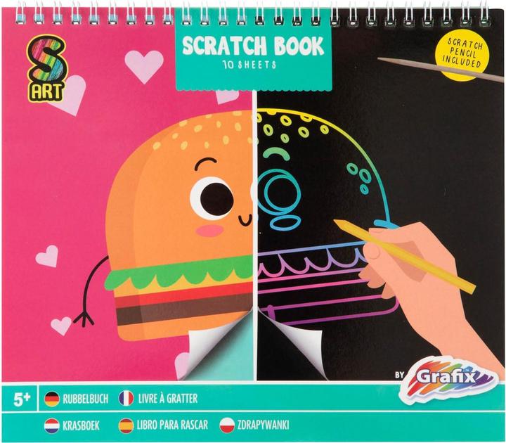 Grafix Libro gratta e vinci Monster, 10 fogli (Nessuna)