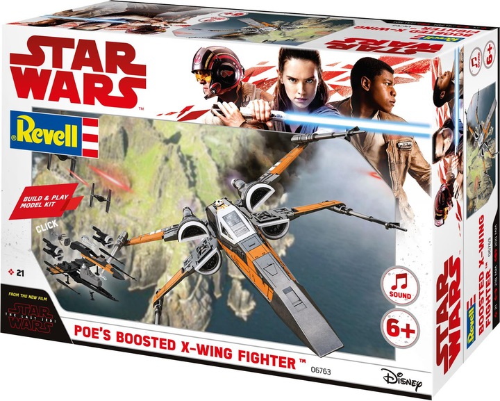 Actual product image Revell Poe's Boosted X-wing Fighter