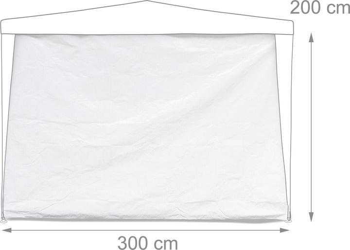 Actual product image Relaxdays 3x gazebo side parts (300 cm, 300 cm)