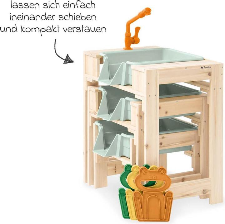 Image du produit Pinolino 3-tlg. Wasserspieltisch-Set Frolino 3 Spieltische