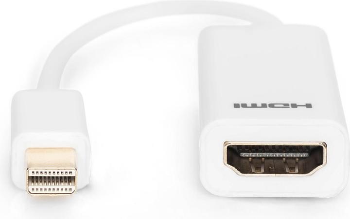 Actual product image Digitus DP Adapterk.,mini DP-HD 0.15m (HDMI, 15 cm)