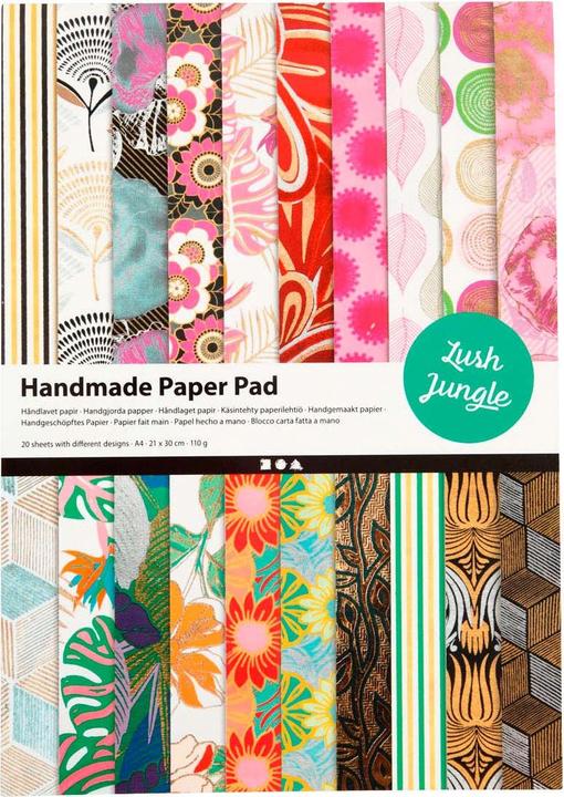 Actual product image Creativ Company Handmade paper A4 20 sheets, multicoloured (110 g/m², 20x)