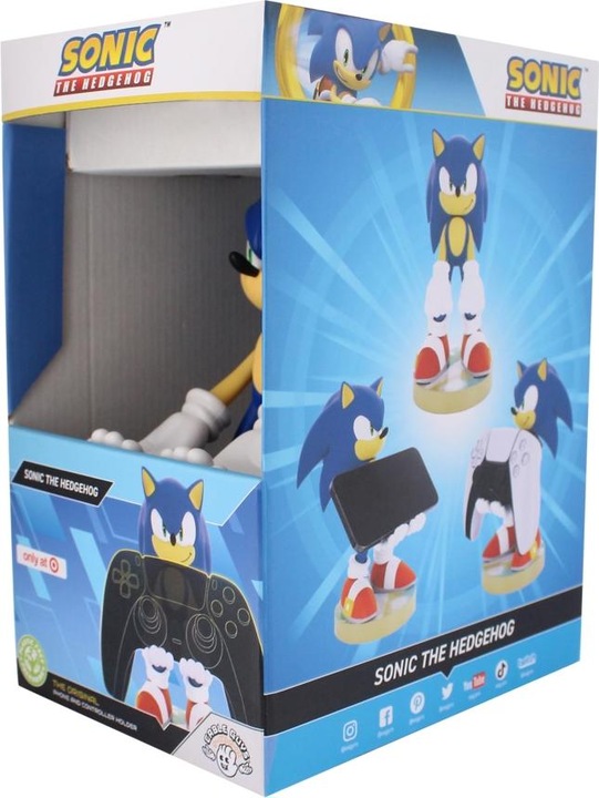 Actual product image Exquisite Gaming Modern Sonic - Cable Guy (Xbox 360, Xbox Series X, PC, Xbox One S, Switch, PS4, PS5)