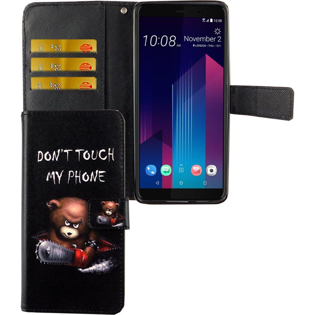 Thumbnail - König Design Hülle Handy Schutz für HTC U12 Plus Case Cover Tasche Wallet Etui Handyhülle Neu (HTC U12+), Smartphone Hül...
