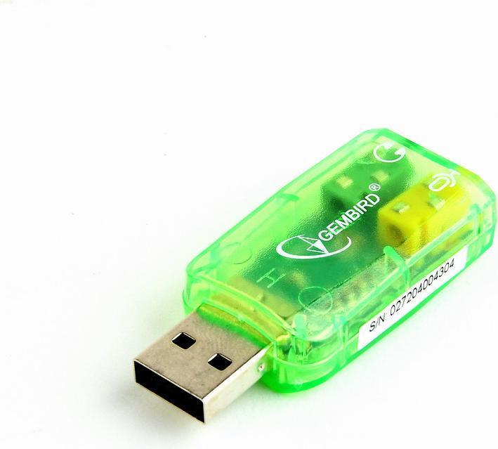 Image du produit Gembird CARTE SON USB EXT. VIRTUS/SC-USB-01 - Carte son (USB)