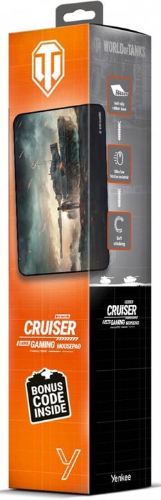Actual product image Yenkee CRUISER WT47 Mouse pad - limited edition WORLD OF TANKS