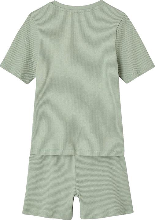 Actual product image Vertbaudet 2er-Set Jungen Schlafanzüge mit HAPPY-Print und Recycling-Baumwolle (110)