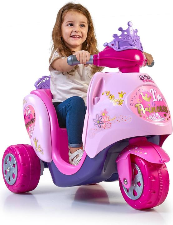 Produktbild Feber Foot to Floor Motorbike Scooty Little Princess Electric 6V 84 x 72 x 52 cm (6 V)