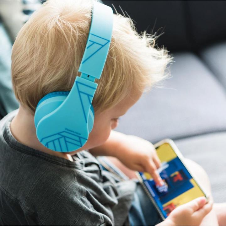 Produktbild PowerLocus Wireless Headphones for kids P2 (blue)
