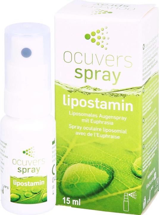 Actual product image Innomedis Ocuvers Spray lipostamin Augenspray, 15 ml Lösung (15 ml, 15 ml solution, Ocuvers Spray lipostamine eye spray)