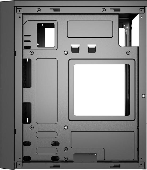 Produktbild Gembird Fornax K170 mATX computer case 2x USB 20 + 1x USB 30 + 1x USB type-C black (Mini-ATX)