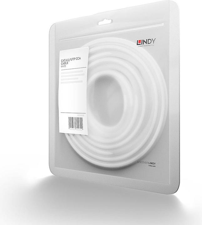 Actual product image Lindy Network cable (U/UTP, CAT6, 0.30 m)