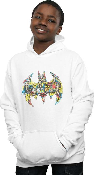 Produktbild Batman Batgirl Logo Collage Kapuzenpullover Jungen (116)