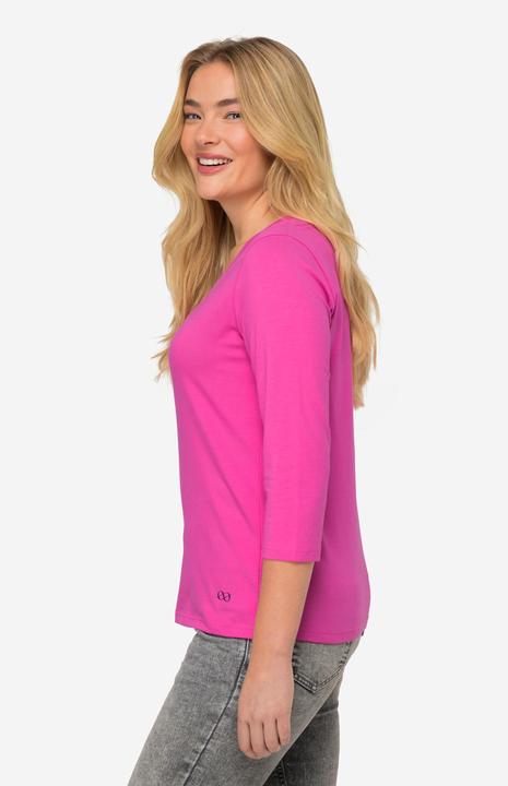 Immagine prodotto Laurasøn Maglia basic con scollo a V, maniche a 3/4 e OEKO-TEX Made in Green (M)