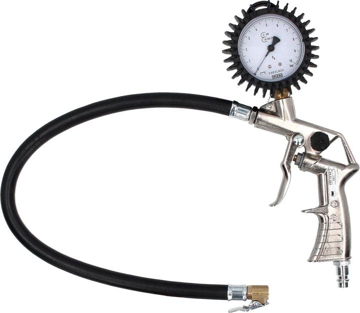 Produktbild Rodcraft RF02G Reifenfüller Manometer geeicht + 500 mm Schlauch ( 8951011019 ) (Luftdruckmesser)