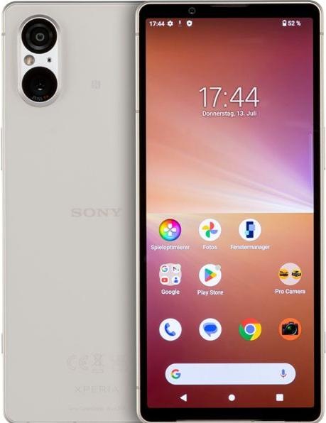Produktbild Sony Xperia 5 V (128 GB, Platinum Silver, 6.10", SIM + eSIM, 48 Mpx, 5G)
