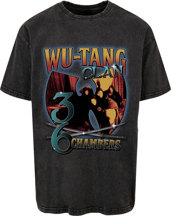 Actual product image Urban Classics Wu Tang 36 Chambers Acid Was Oversize Tee - 119355 (4XL)