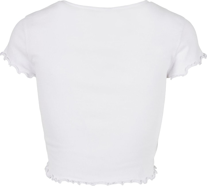 Produktbild Urban Classics Ladies Cropped Button Up Rib Tee (S, L)