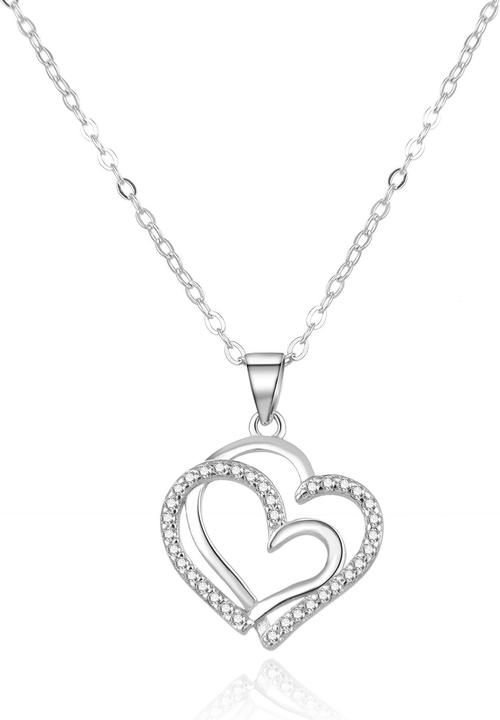 Immagine prodotto Beneto Collana in argento con zirconi AGS1244 / 47 (L)