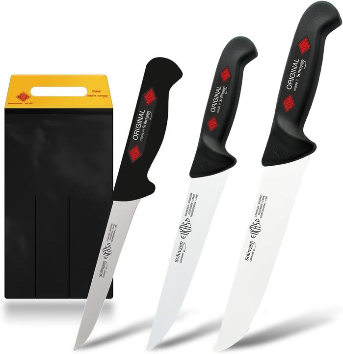 Produktbild Eikaso Solingen 3-teiliges Metzgermesser-Set (21 cm)