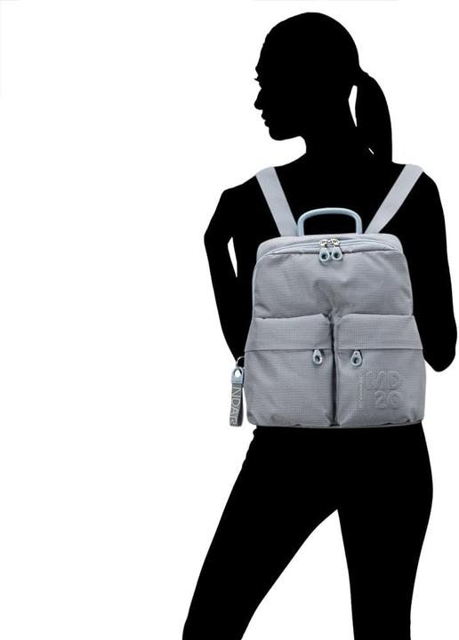 Actual product image Mandarina Duck Lightweight Versatile Backpack with Adjustable Straps and Zippered Pockets