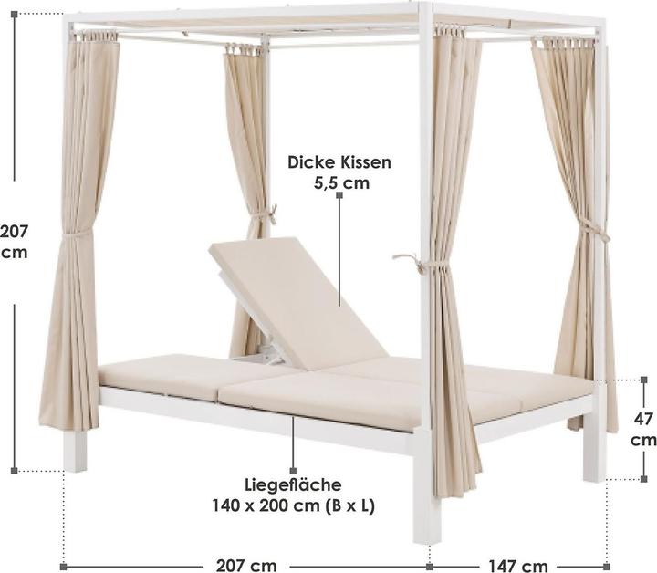 Immagine prodotto Juskys Creta (207 cm)