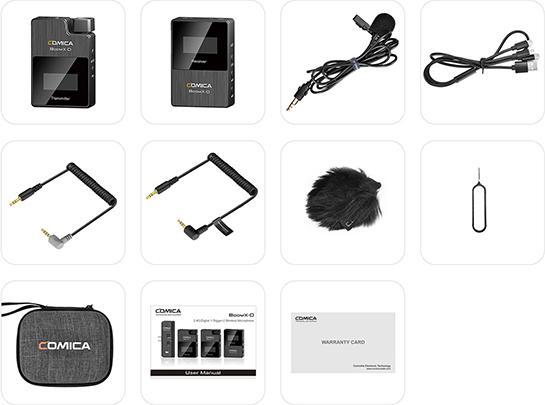 Produktbild Comica BoomX-D D1 Wireless Mikrofon Kit für Kamera/Smartphone (Neuheit)