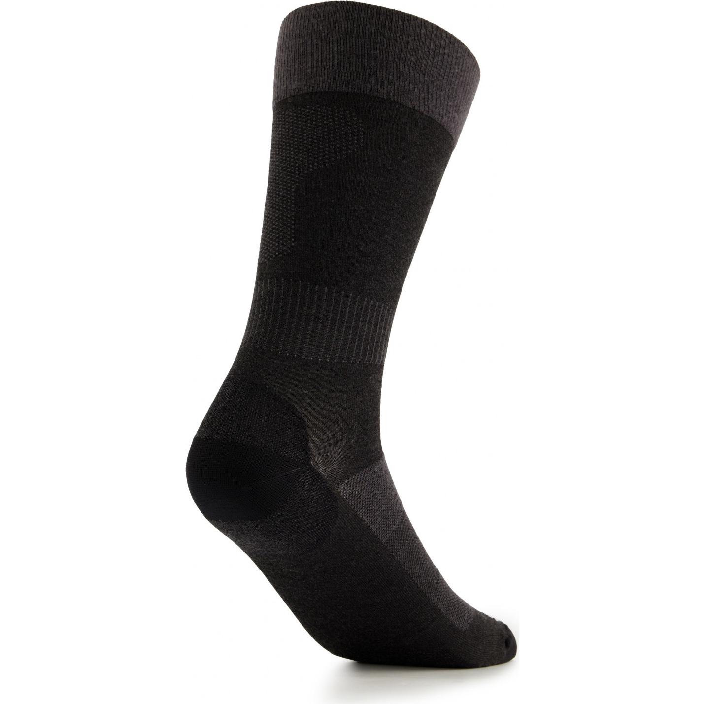 Stoic, Herren, Socken, Merino Liner Crew Socks, Schwarz, (36 - 38)