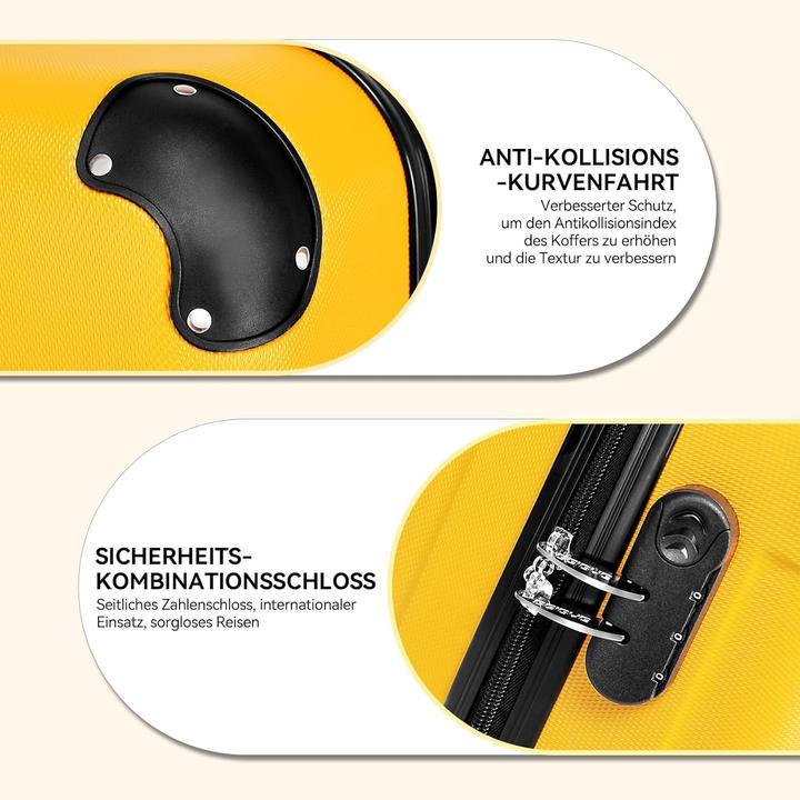Produktbild Beibye 3-teiliges Hartschalenkoffer-Set (110 l)