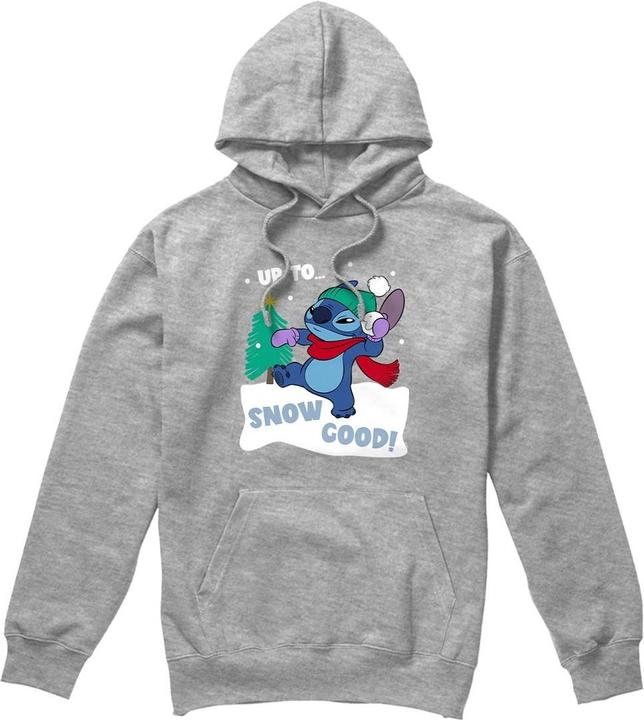 Immagine prodotto Lilo & Stitch Felpa con Cappuccio Cucitura Palla Di Neve Uomo (XXL)