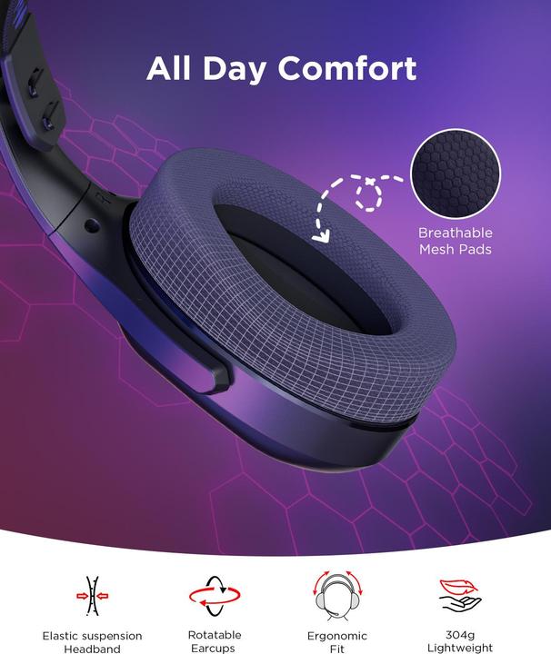 Actual product image Lenovo Legion H410 Wireless Gaming Headset (P) (Wireless)