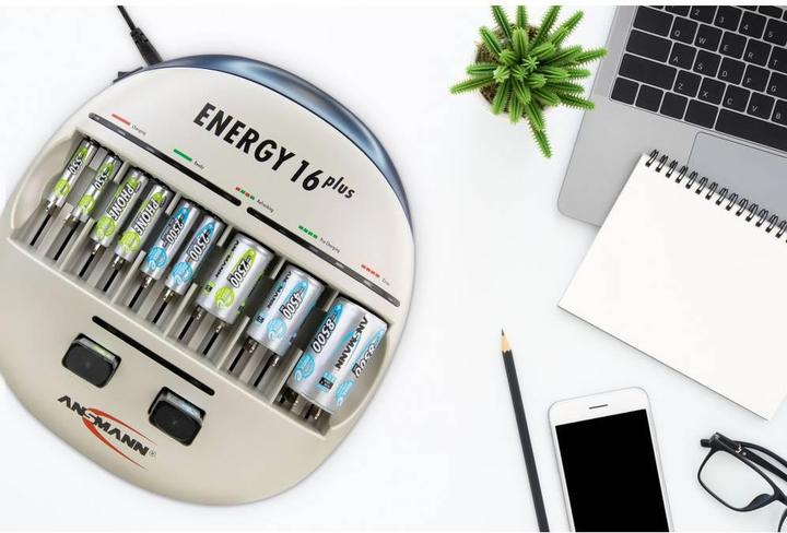 Image du produit Ansmann Énergie 16 Plus (1 pcs, C, D, AAA, AA, Chargeurs sans batterie)